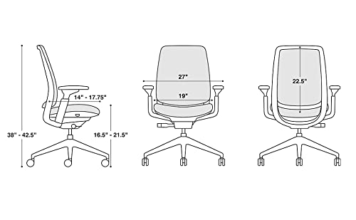 Ergonomic Office Chair with Back & Arm Support