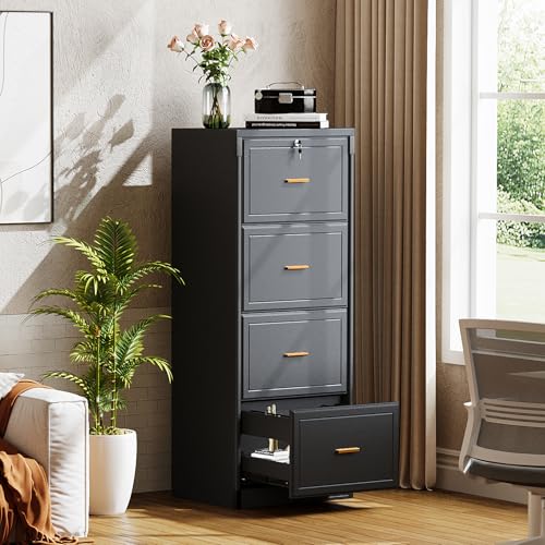 4-Drawer Locking File Cabinet