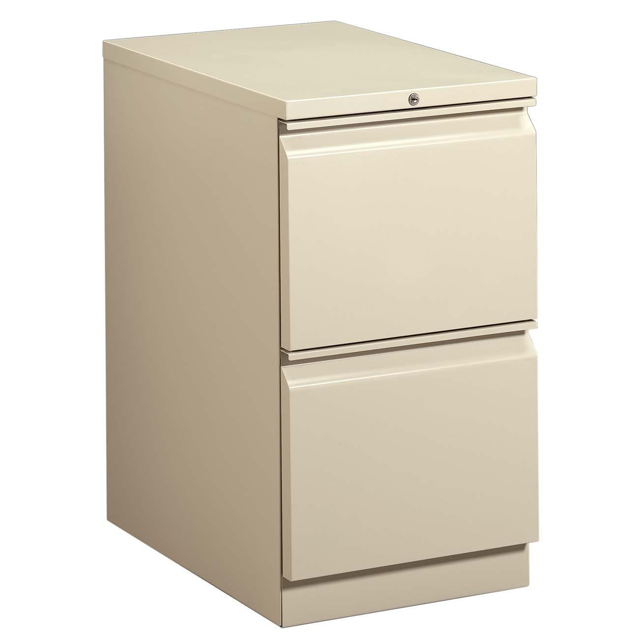 HON 33823RS 22-7/8-Inch Efficiencies Mobile Pedestal File with 2 File Drawers