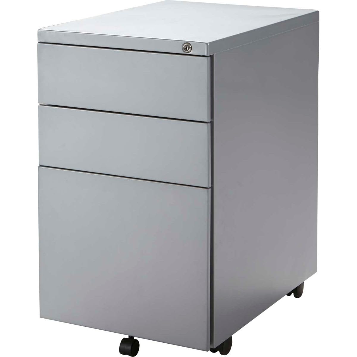 RightAngle Silver Mobile Pedestal Box