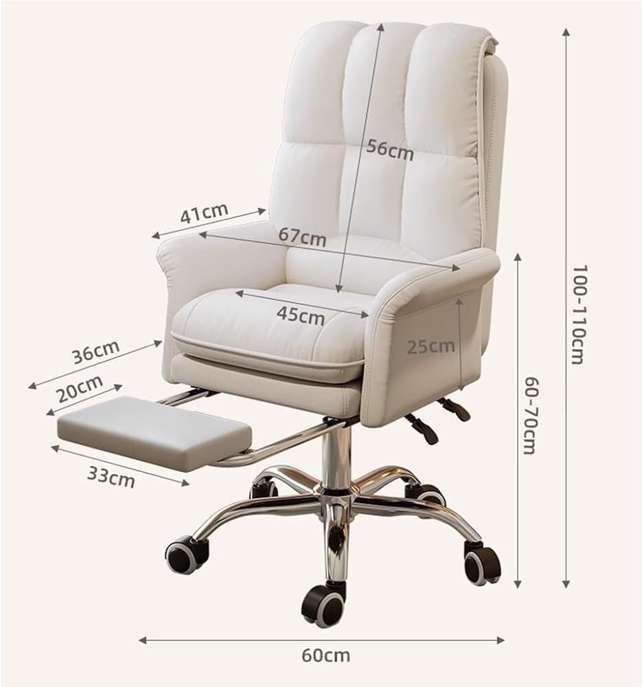 Ergonomic Executive Office Chair with Lumbar Support