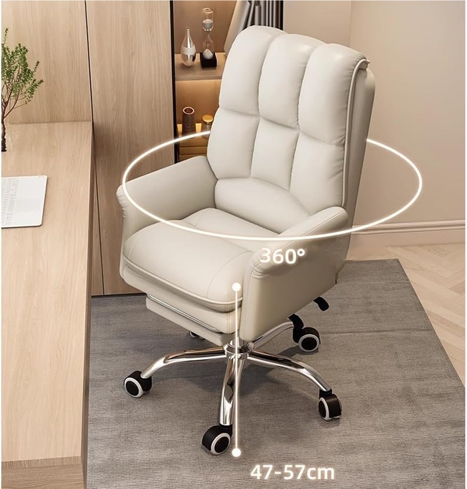Ergonomic Executive Office Chair with Lumbar Support