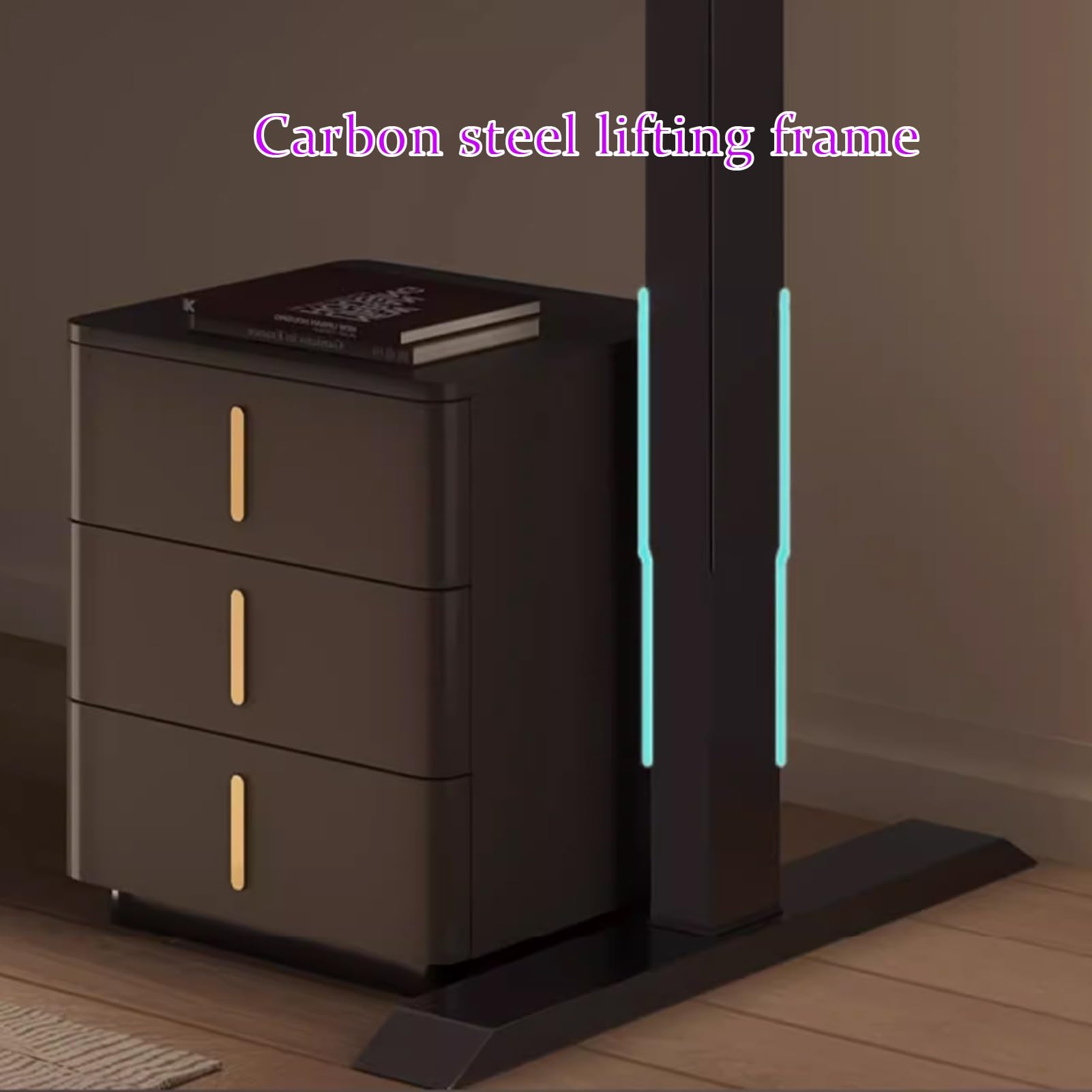 Adjustable Standing Desk with 3 Drawers