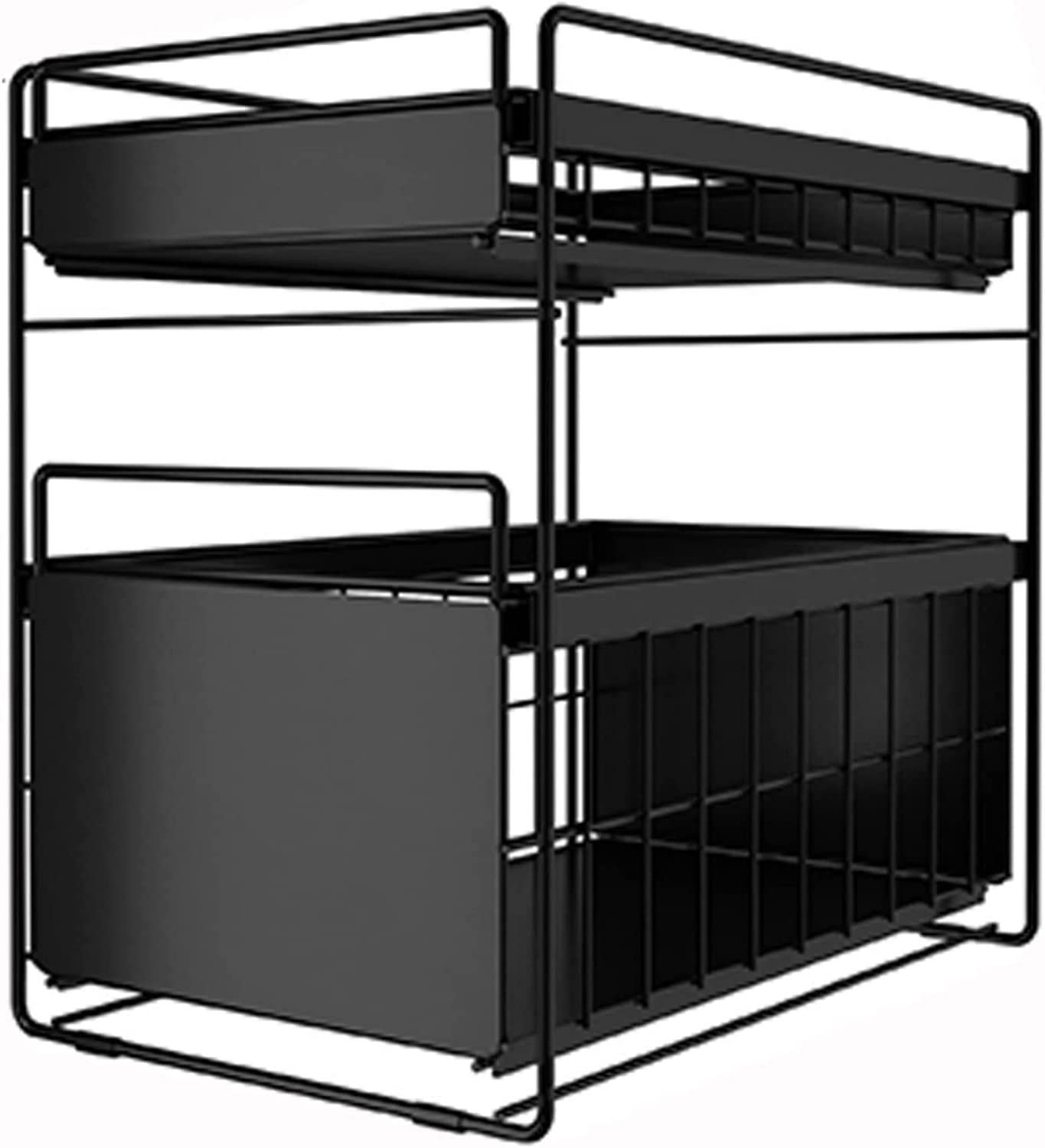 Under-Sink Pull-Out Storage Shelf Organizer
