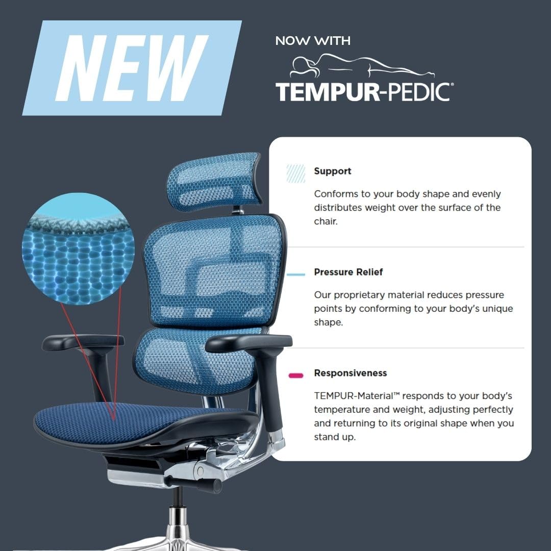 High-Back Ergonomic Office Chair with Adjustable Headrest