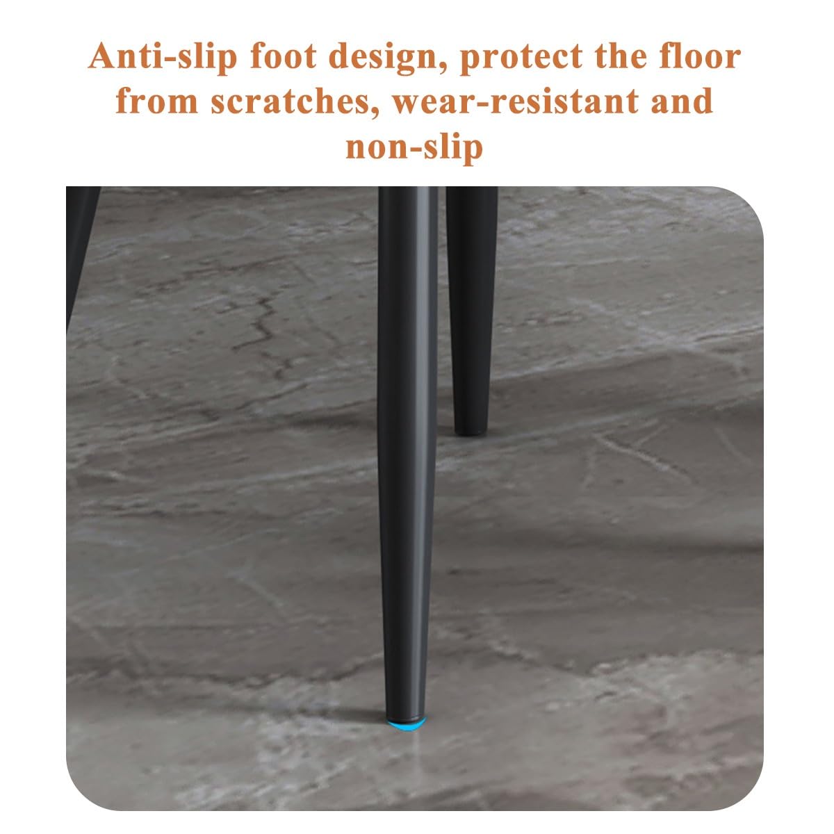 Minimalist Faux Leather Dining Chair