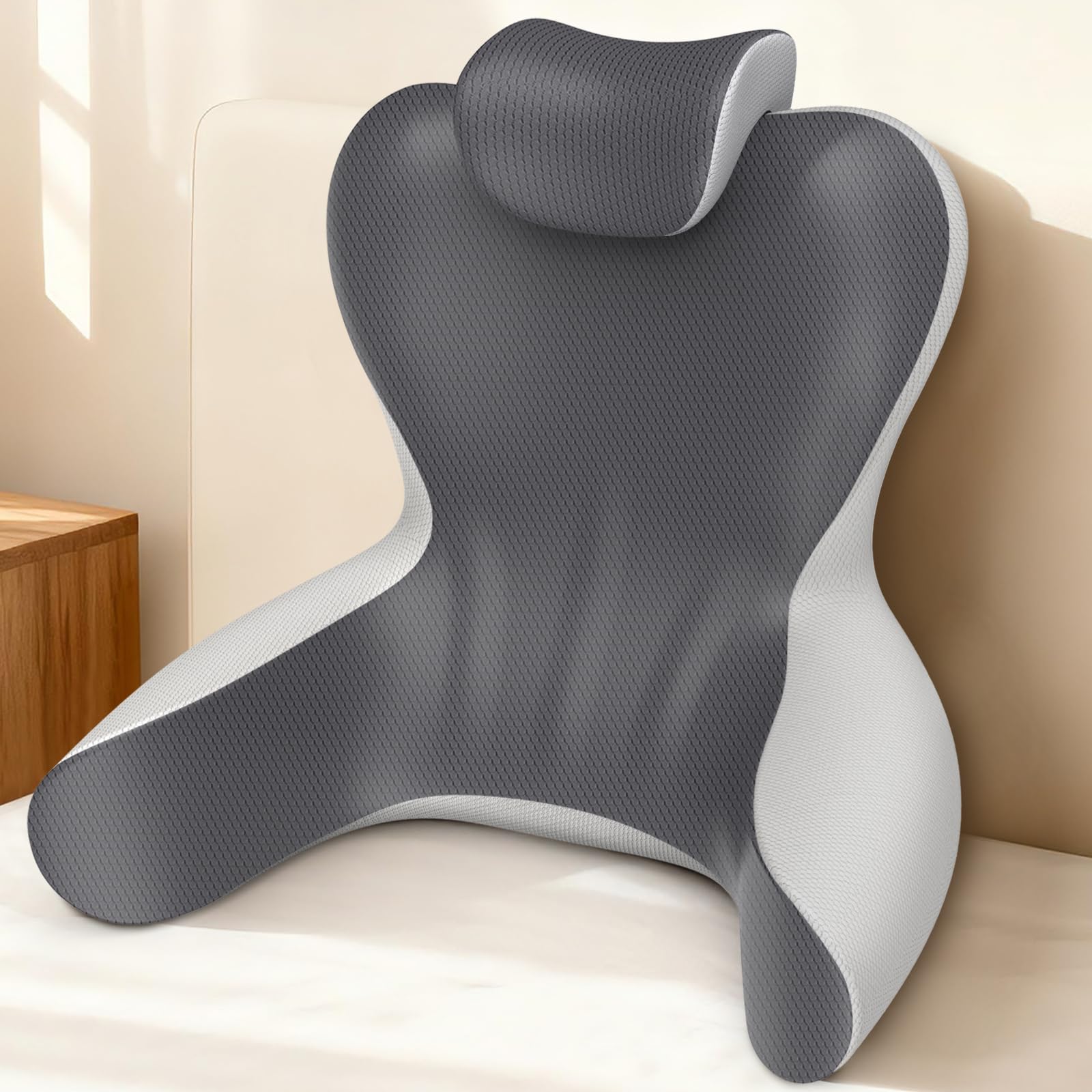 Reading Pillow with Arm & Lumbar Support