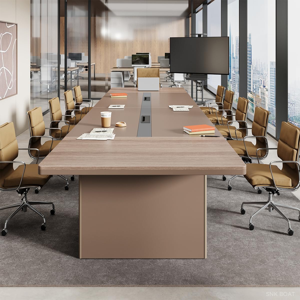 12FT Conference Table for 12–14 People