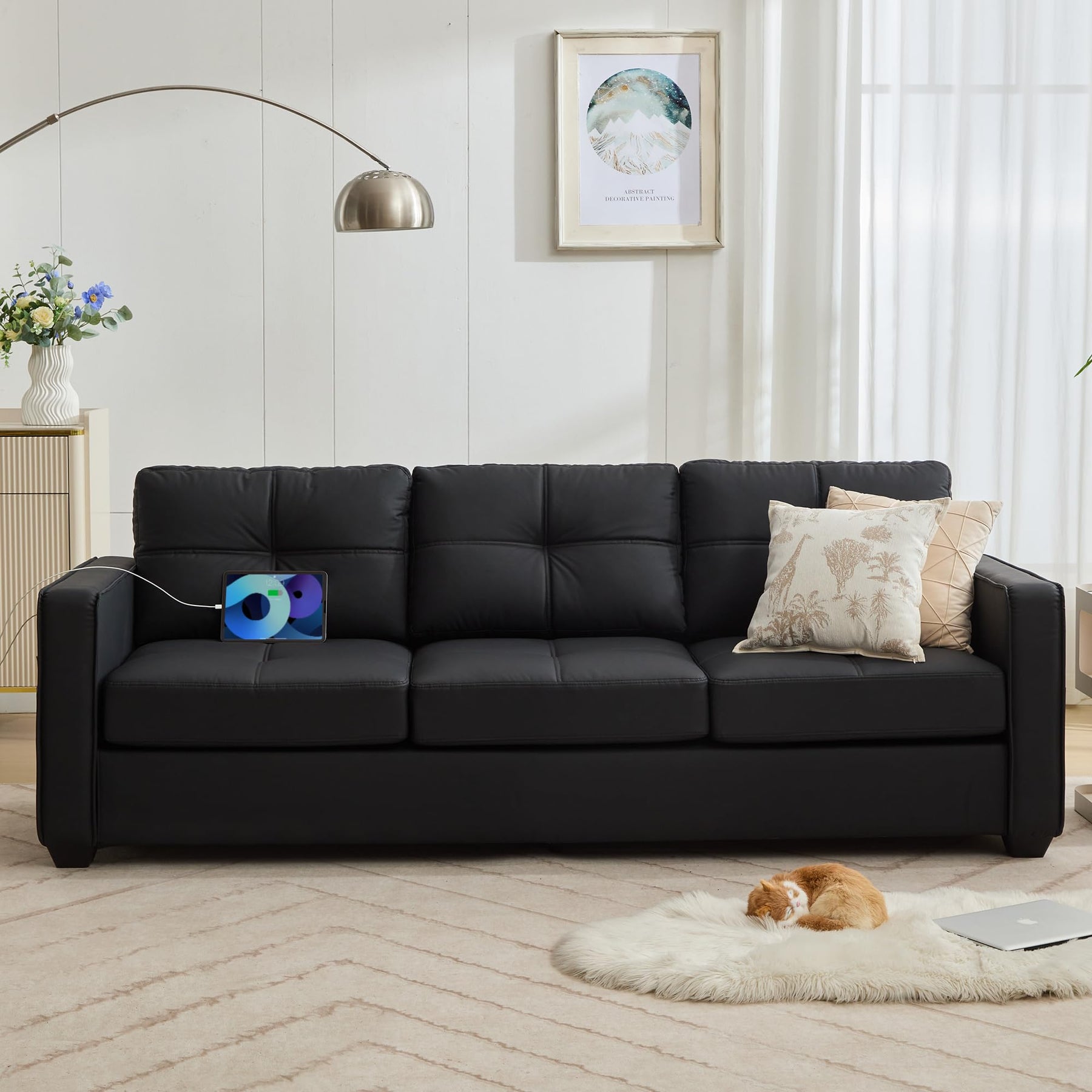TYBOATLE Faux Leater Sofa