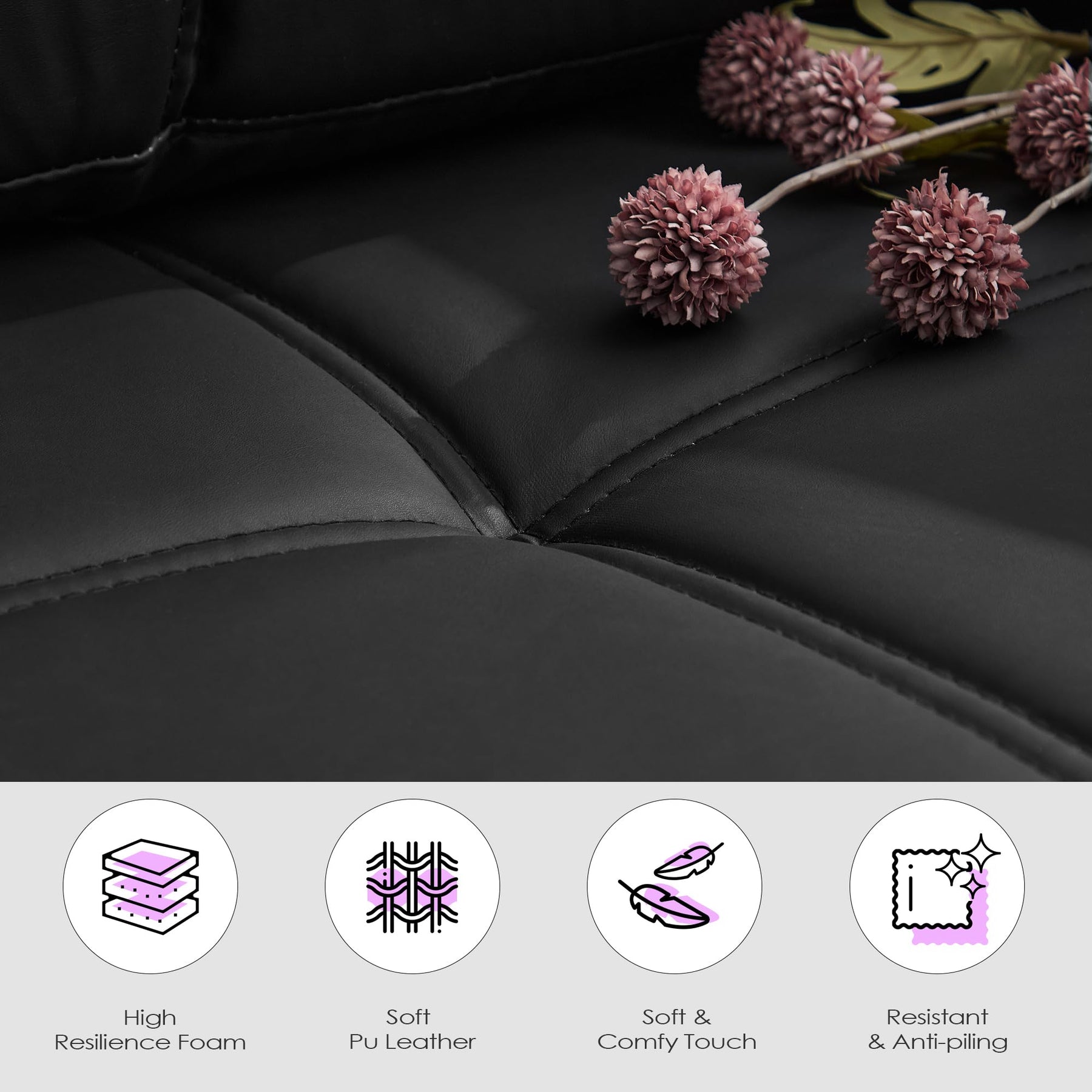 TYBOATLE Faux Leater Sofa