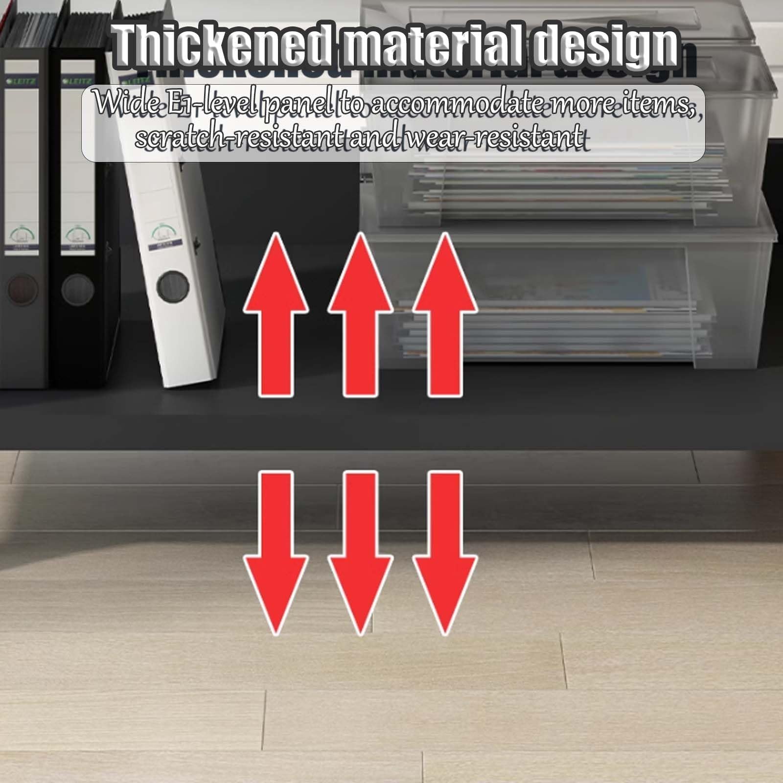 2-Tier Mobile Printer Stand with Drawer