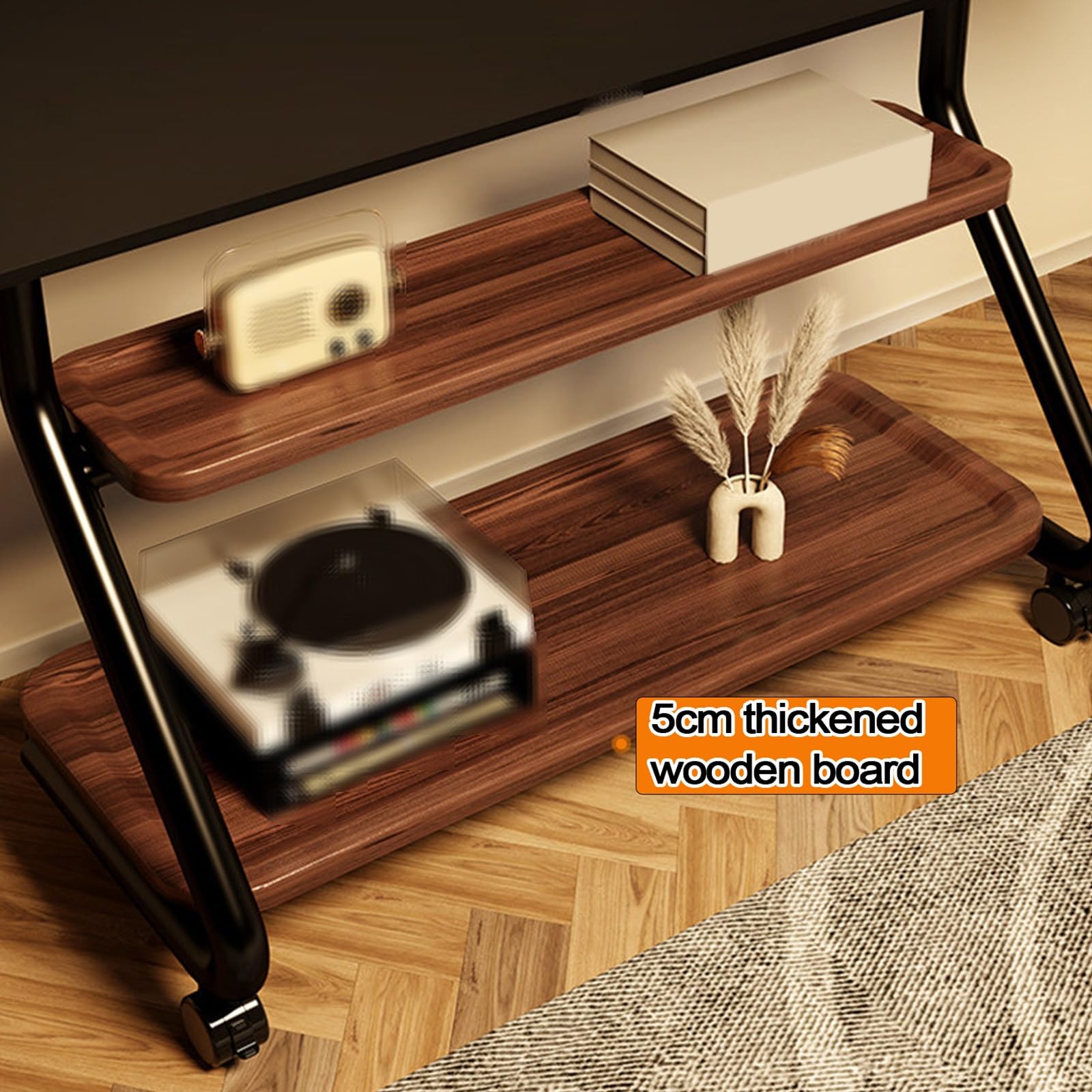 Mobile TV Stand with Storage for 32–100" Screens
