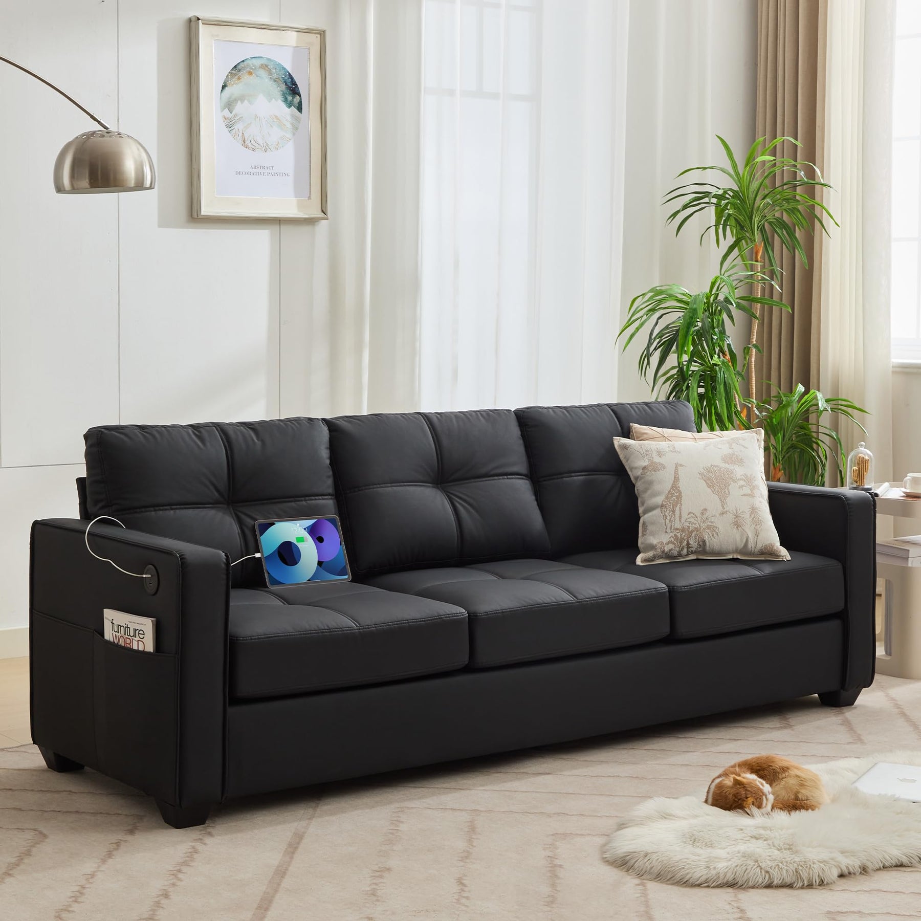 TYBOATLE Faux Leater Sofa