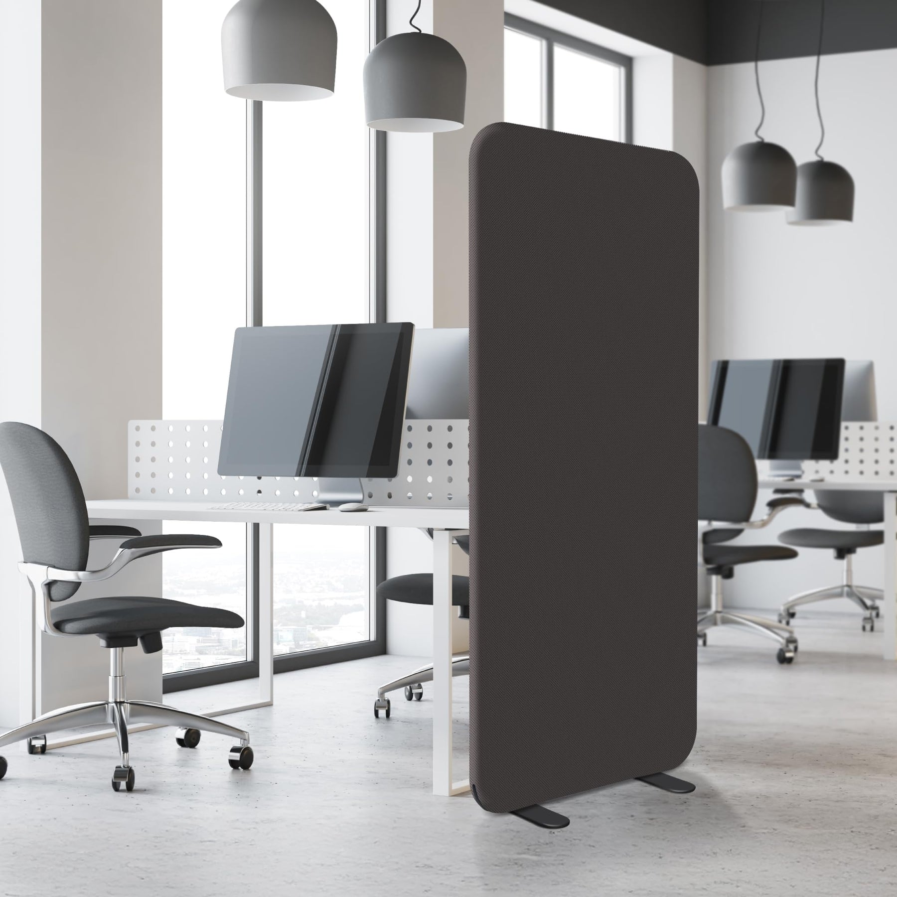 DECOLAB Standing Room Divider, Room Partition Panel, 29"x65"