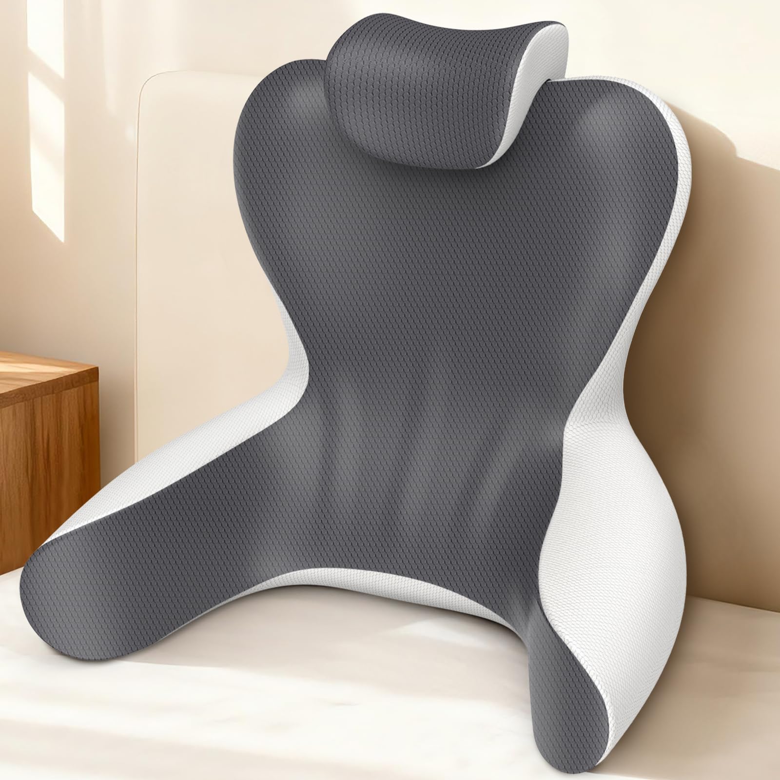 Reading Pillow with Arm & Lumbar Support