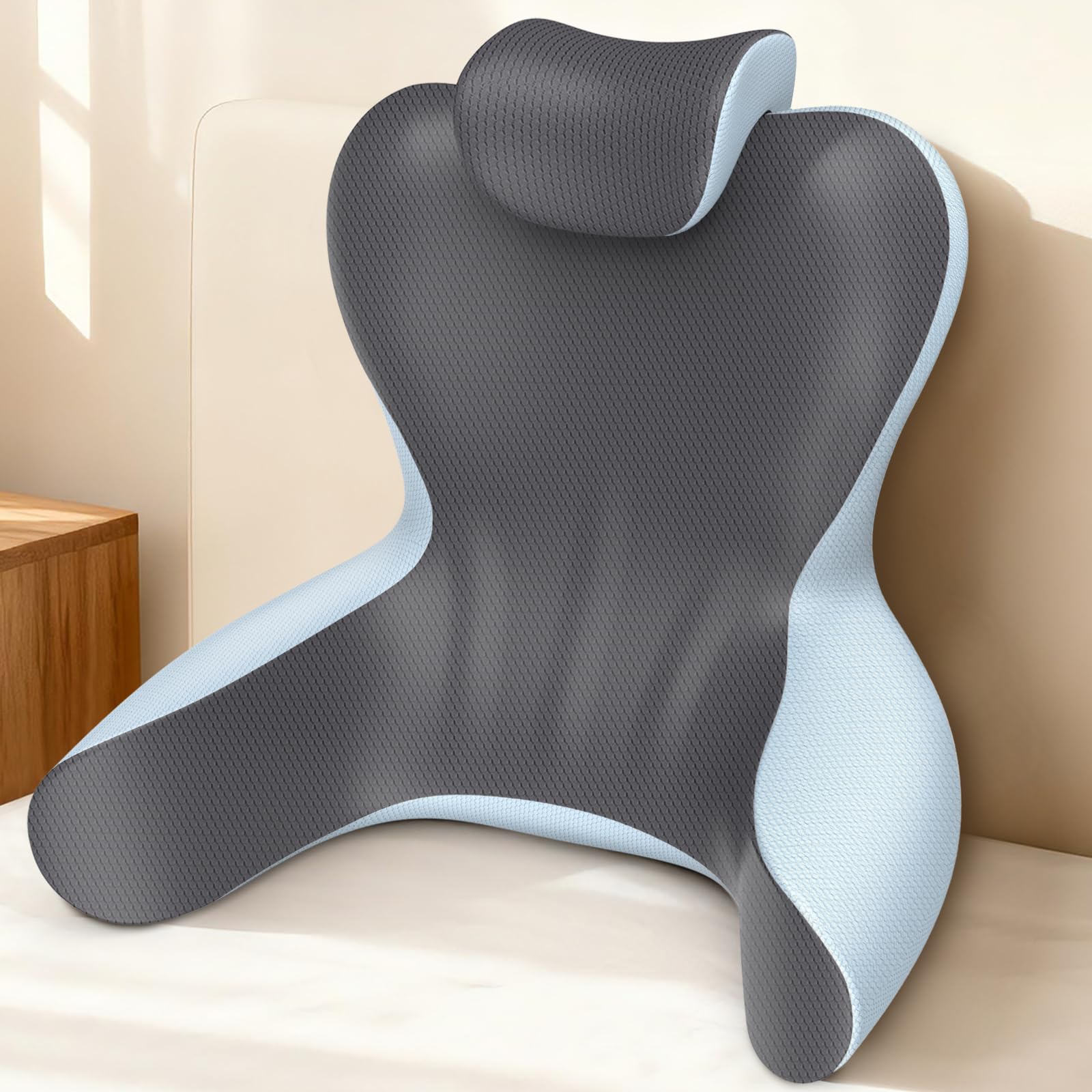 Reading Pillow with Arm & Lumbar Support