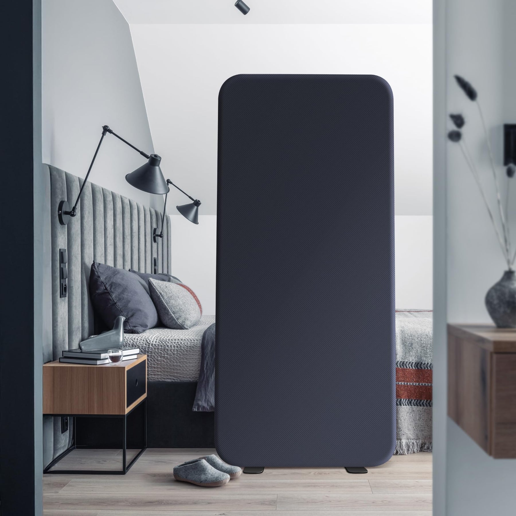 DECOLAB Standing Room Divider, Room Partition Panel, 29"x65"