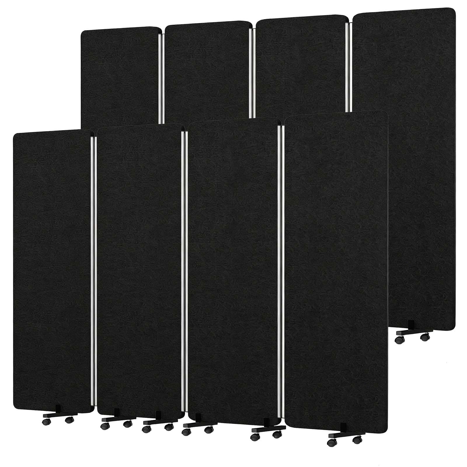 Soundproof Room Divider with Wheels