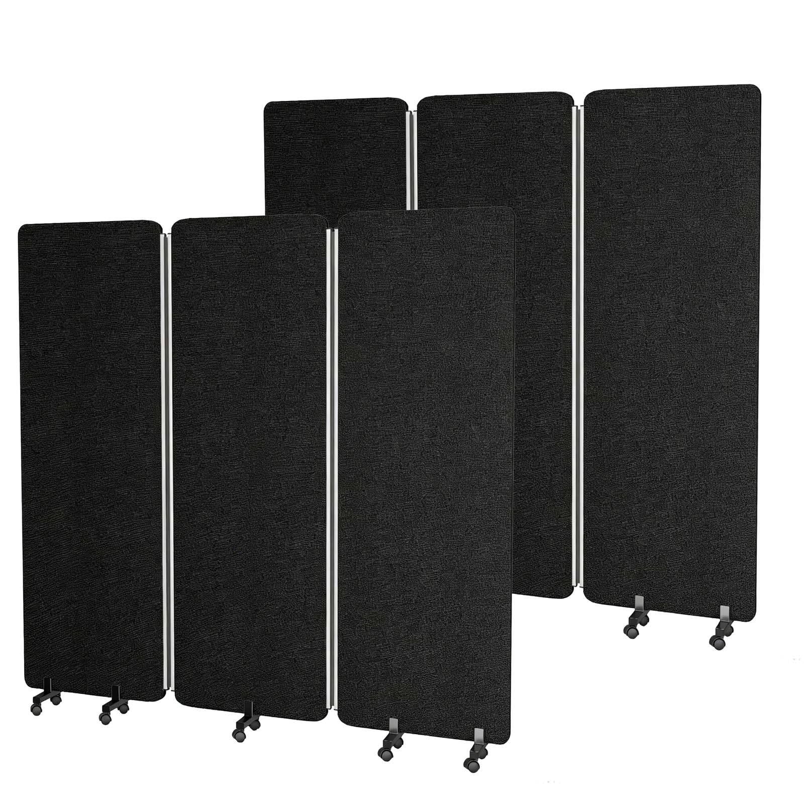 Soundproof Room Divider with Wheels