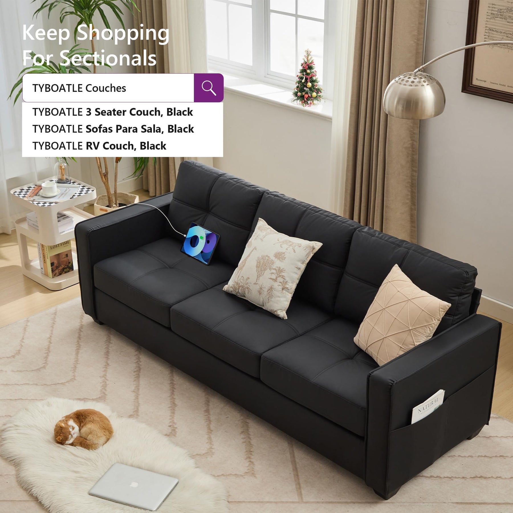 TYBOATLE Faux Leater Sofa