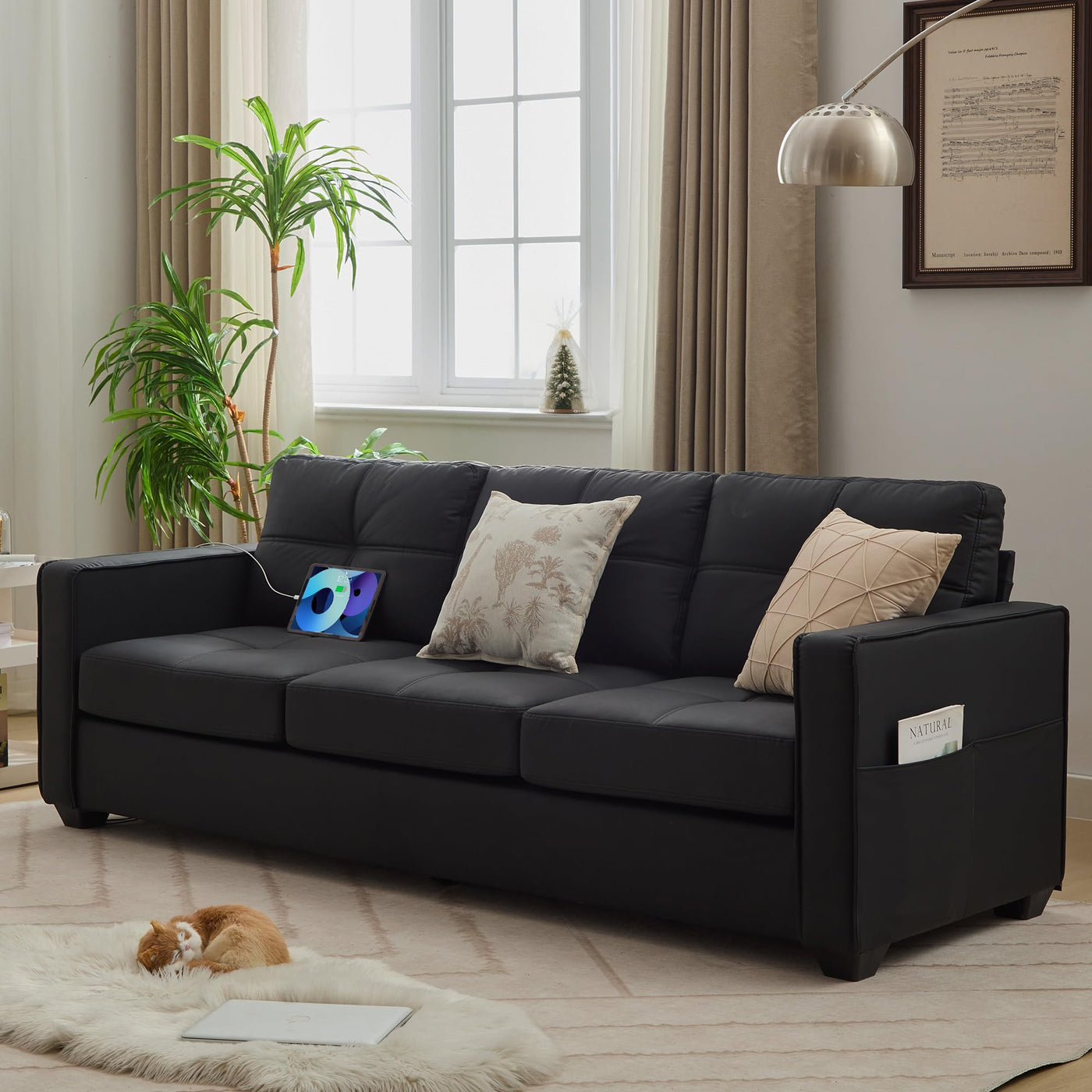 TYBOATLE Faux Leater Sofa