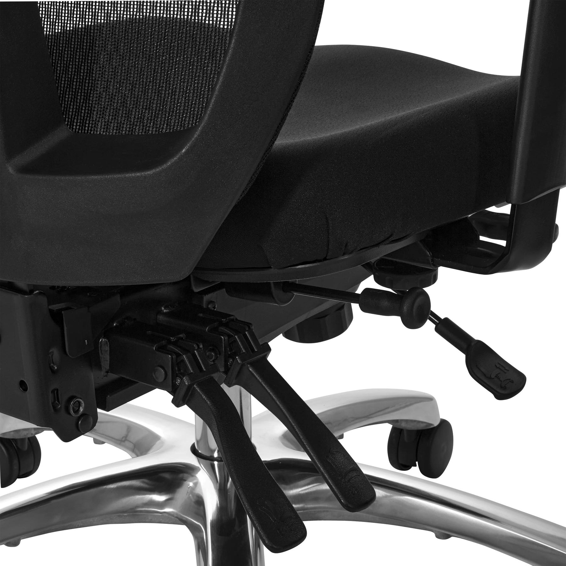 High-Back Mesh Ergonomic Office Chair with Adjustable Arms