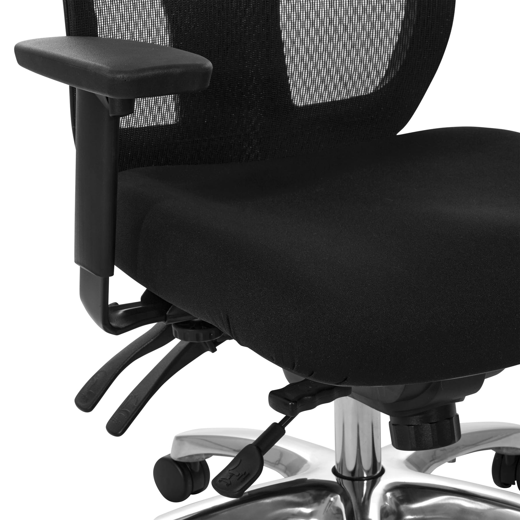 High-Back Mesh Ergonomic Office Chair with Adjustable Arms