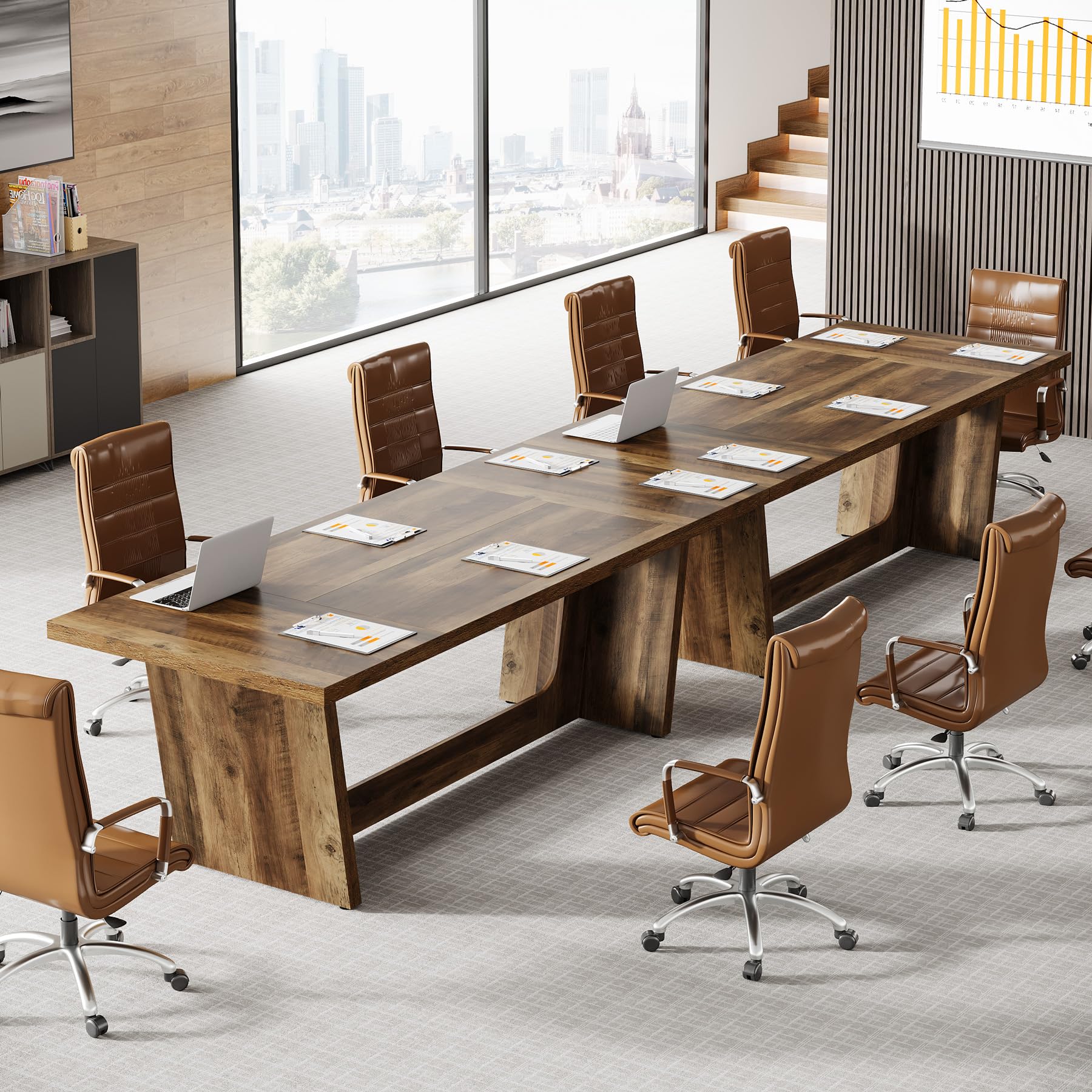 12FT Conference Table for 14–16 People