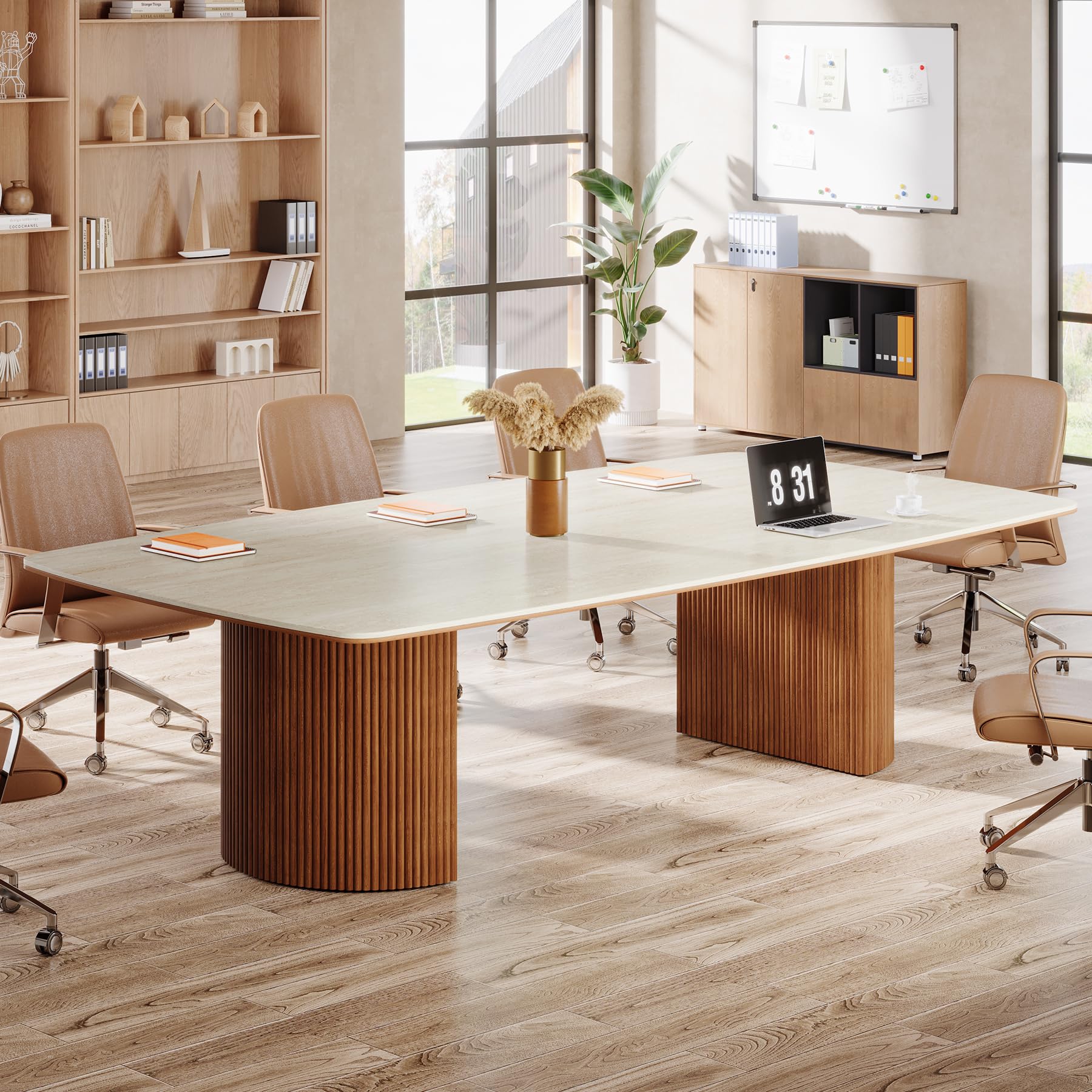 6.56ft Conference Table for 8–10 People