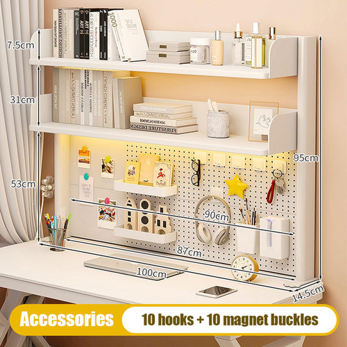 3-Tier Clamp-On Desk Organizer Shelf