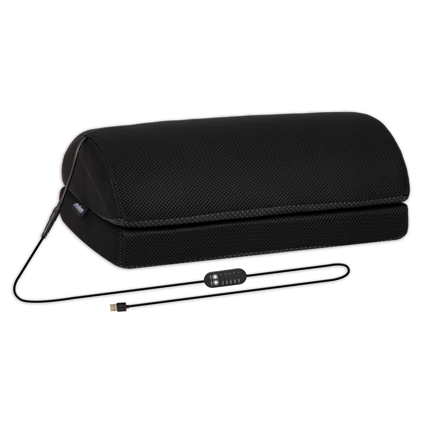 Heated Memory Foam Footrest with Adjustable Height