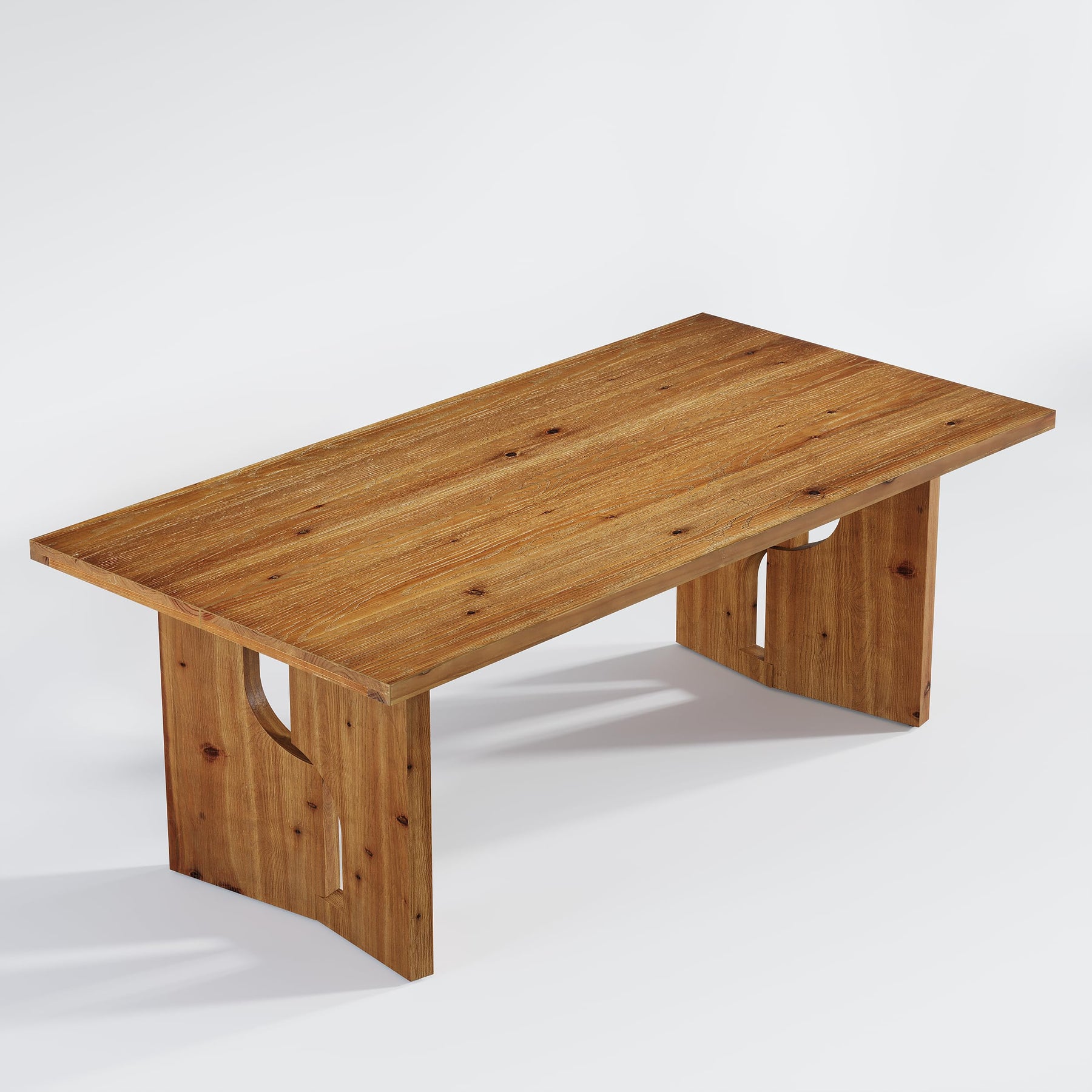 63" Solid Wood Conference Table for 4–6 People