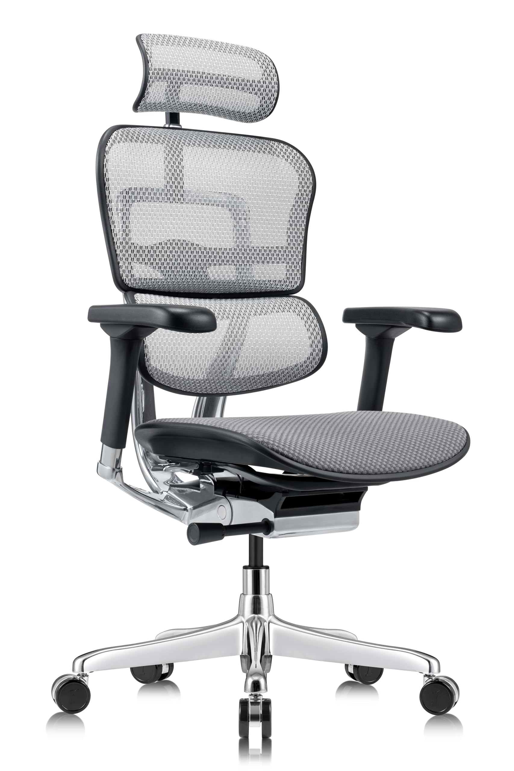 High-Back Ergonomic Office Chair with Adjustable Headrest