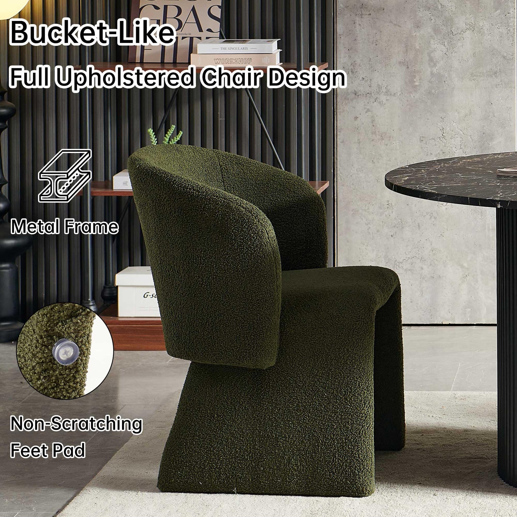 3-Piece Round Dining Table Set for 2