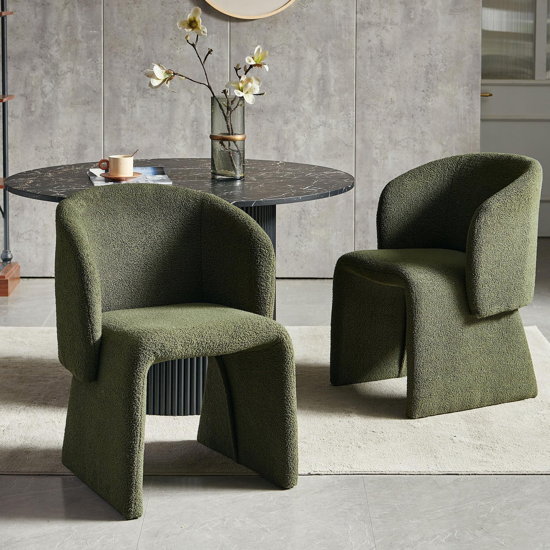 3-Piece Round Dining Table Set for 2
