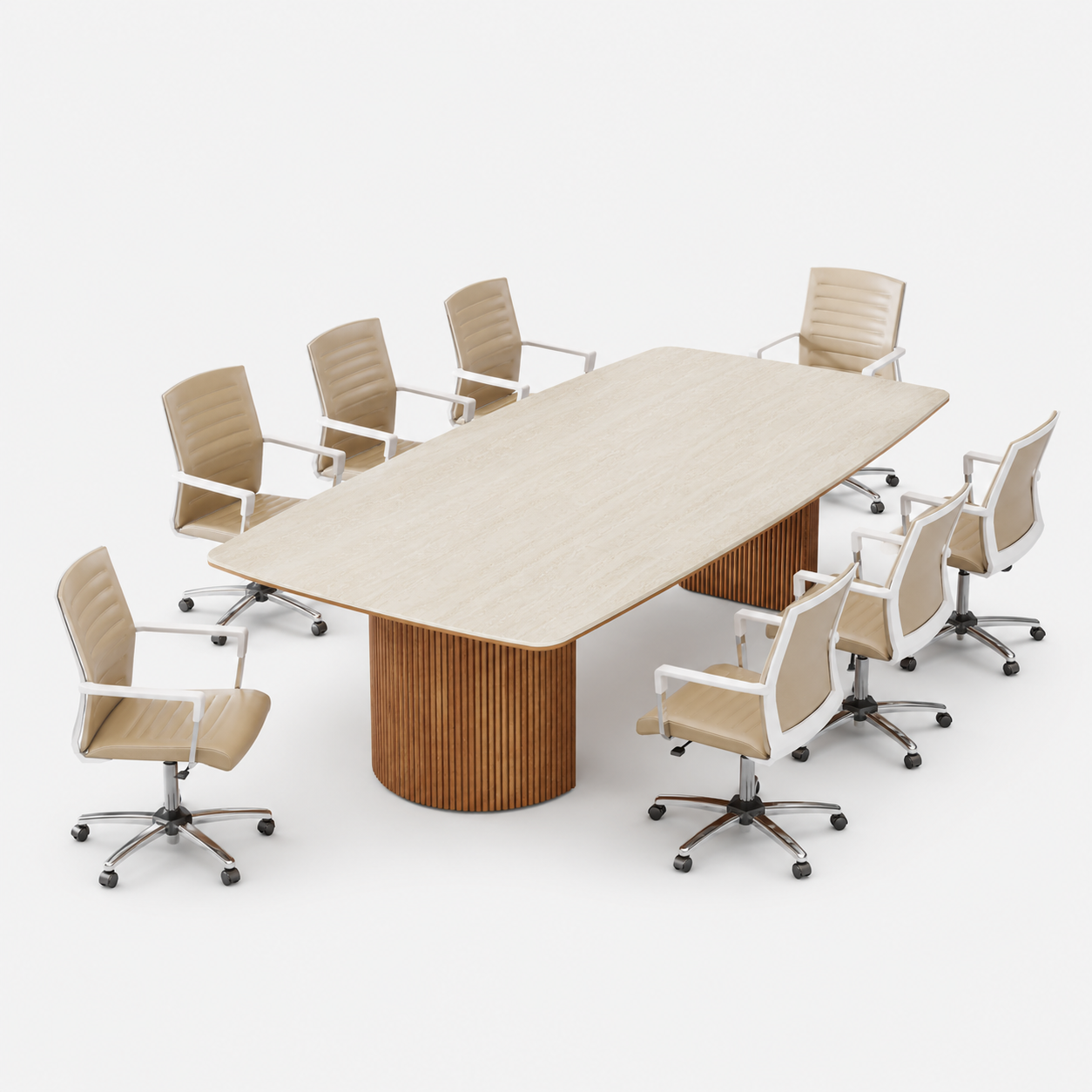 ROUNDED MEETING TABLE